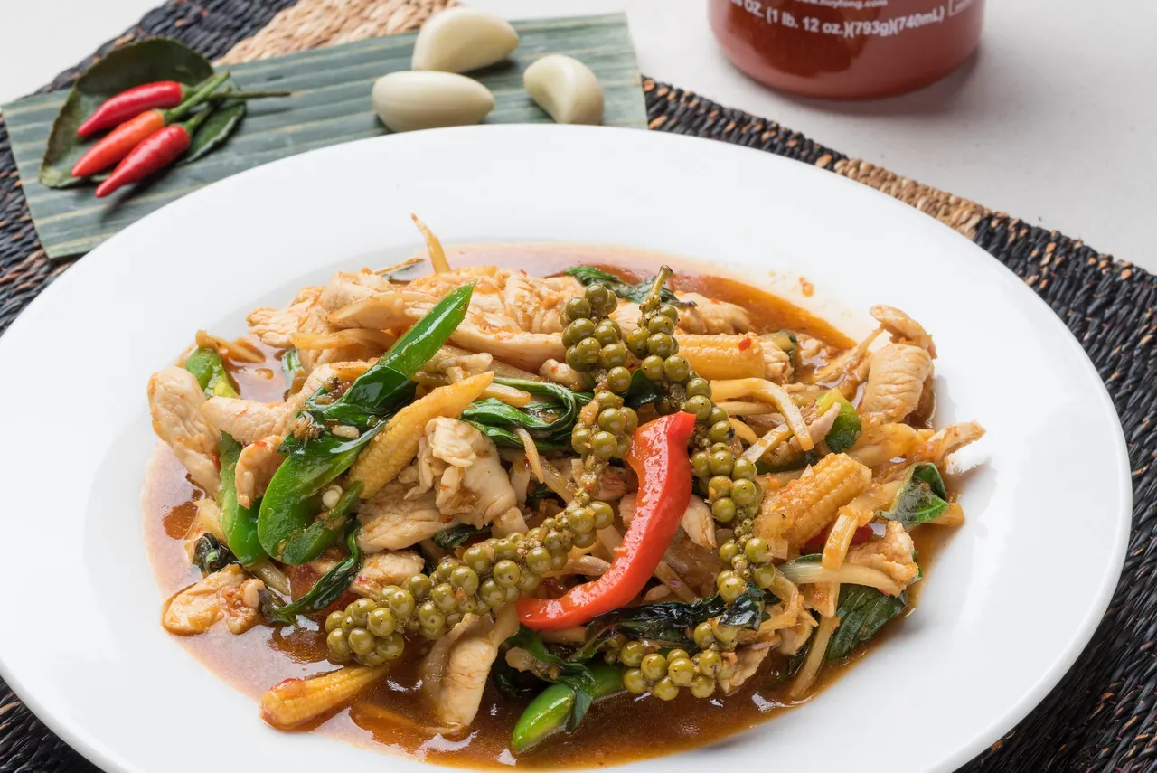 Exquisite Thai dish at The Bangkok